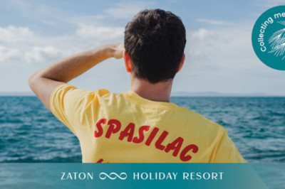 Spasilac na plaži, Zaton Holiday Resort,Zadar,Croatia,HR