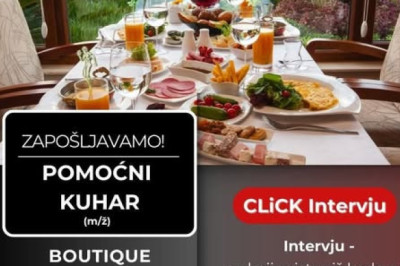 Boutique Hotel 5 u Opatiji trazi Pomocni kuhar
