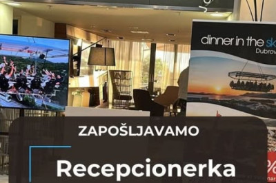𝗗𝗶𝗻𝗻𝗲𝗿 𝗶𝗻 𝘁𝗵𝗲 𝗦𝗸𝘆 Dubrovnik traži 𝗥𝗲𝗰𝗲𝗽𝗰𝗶𝗼𝗻𝗲𝗿𝗸𝘂 / 𝗚𝘂𝗲𝘀𝘁 𝗥𝗲𝗹𝗮𝘁𝗶𝗼𝗻𝘀