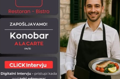 Konobar a la carte, Fažana - Istra, Restoran-Bistro KF