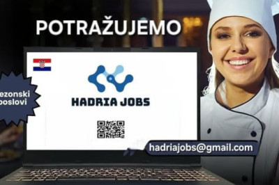 Novalja,Biograd na Moru,Betina - grill majstor, pizza majstor, pomoćna kuharica, pomocni radnik u kuhinji,konobar,konobarica,